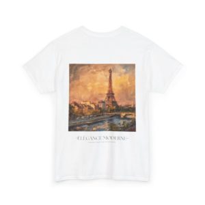 Élégance Moderne Paris Oil Painting Tee