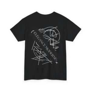 Élégance Moderne Graffiti Tee
